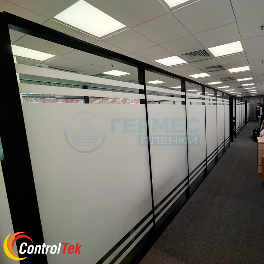 Пленка для окон декоративная MATTE WHITE 35% ControlTek, на отрез