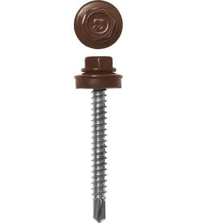 ЗУБР СКД 8017, 35 х 4.8 мм, шок.-коричн., 380 шт, кровельный саморез, Профессионал (4-300315-48-035-8017)