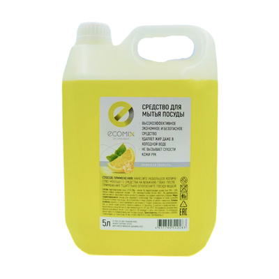 ECOMIX Средство для посуды 5 л. Лимон