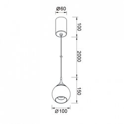 Подвесной светильник Mantra Drop 8891