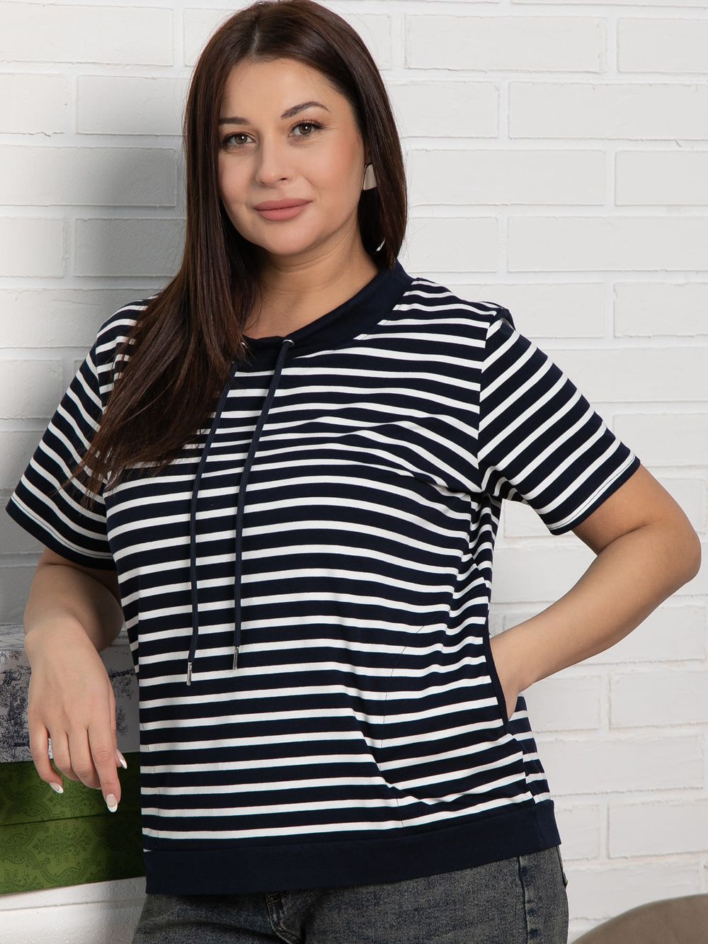 Блуза Лила (синяя) Б15459-20М LT Collection