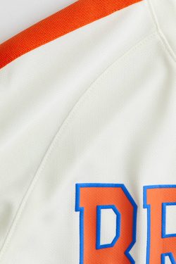 H&M Хоккейная футболка свободного кроя, белый