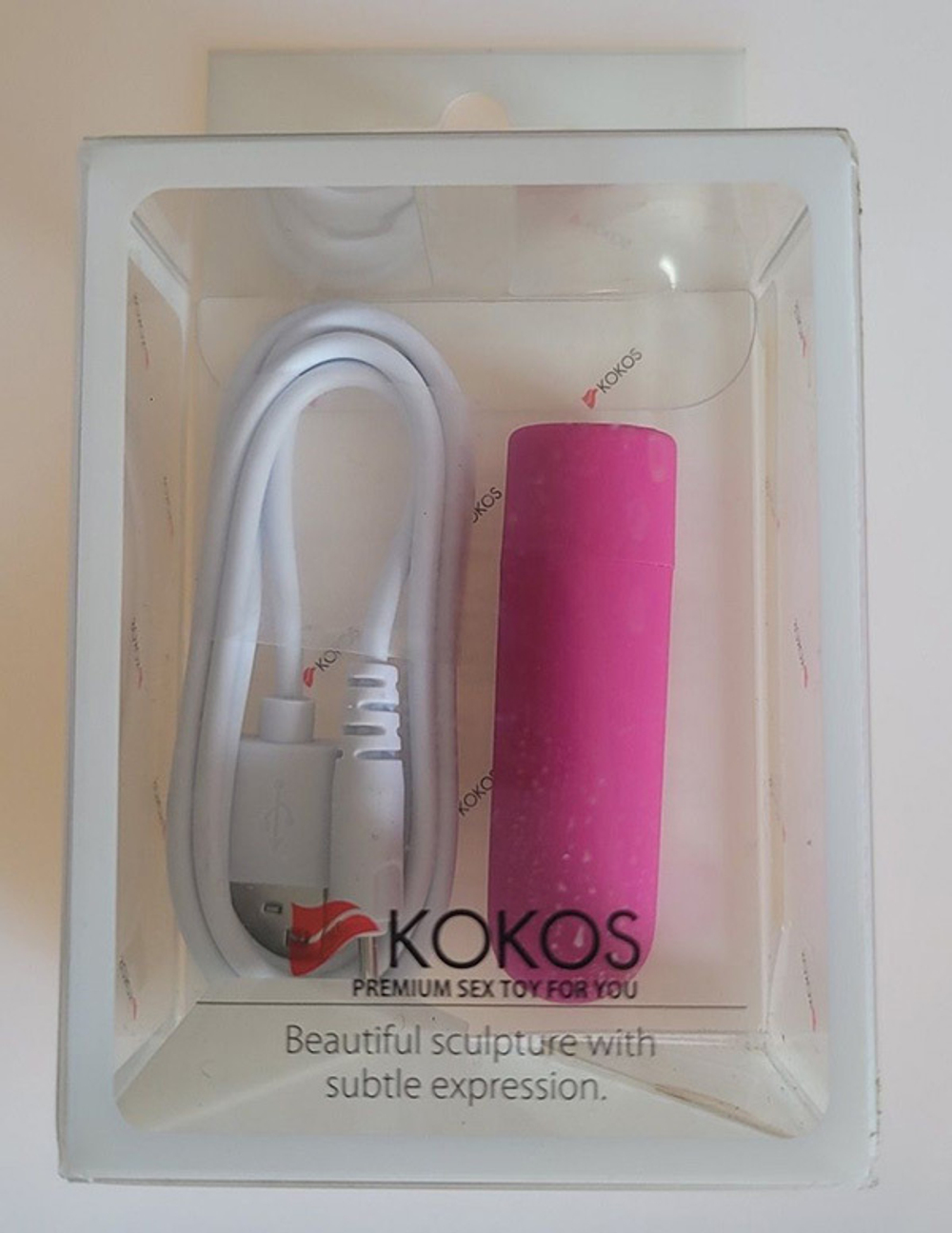 Розовая перезаряжаемая вибропуля 5,5см Kokos KokoVibe