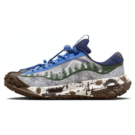 NIKE ACG Mountain Fly 2 Уличная обувь Низкий верх Голубой Серый Коричневый Унисекс