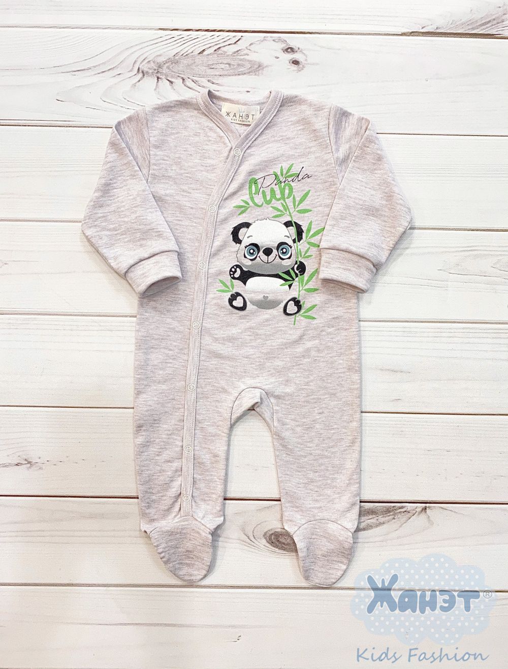 Комбинезон с печатью "Панда-Беби"