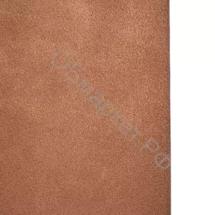 Кожа велюр, рыжий