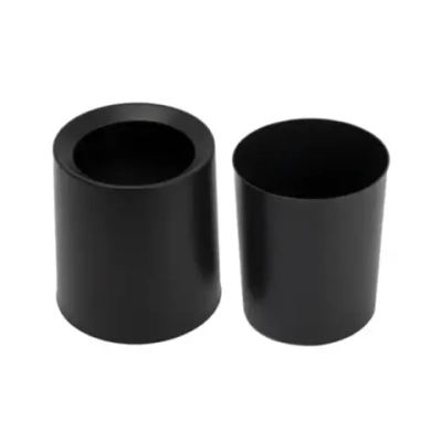 Контейнер, урна, ведерко для мусора НАСТОЛЬНОЕ без крышки 2 л, 155х130х145 мм, черный, BOOMHOUSE (БУМХАУС), 238901