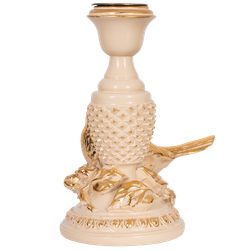 Подсвечник Птичка Терра левый Айвори