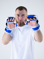 Перчатки для мма Reyvel PRO Training (синий)