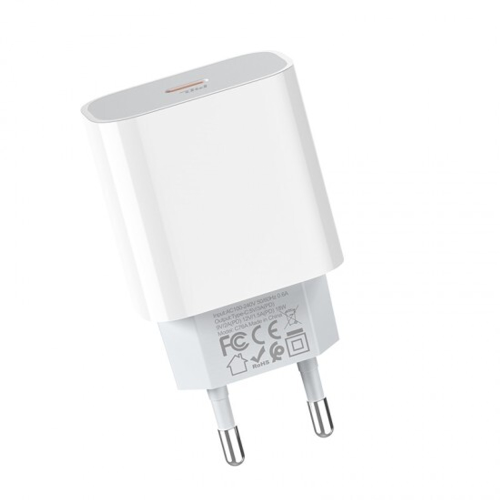 Сетевое зарядное устройство HOCO C76A Plus Speed Source, 013269