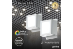 Светильник LED Geniled Griliato Tetris x2шт по 10Вт для ячейки 75x75/10 20Вт 5000К Опал Белый