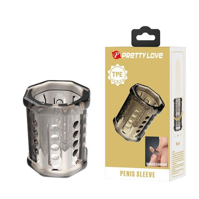 Дымчатая насадка на фаллос Ronael (Цвет: дымчатый)