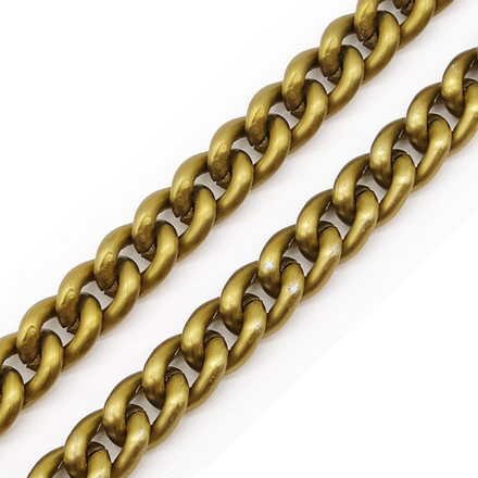 Цепь алюминиевая 13*9,8(антик; КИТАЙ)