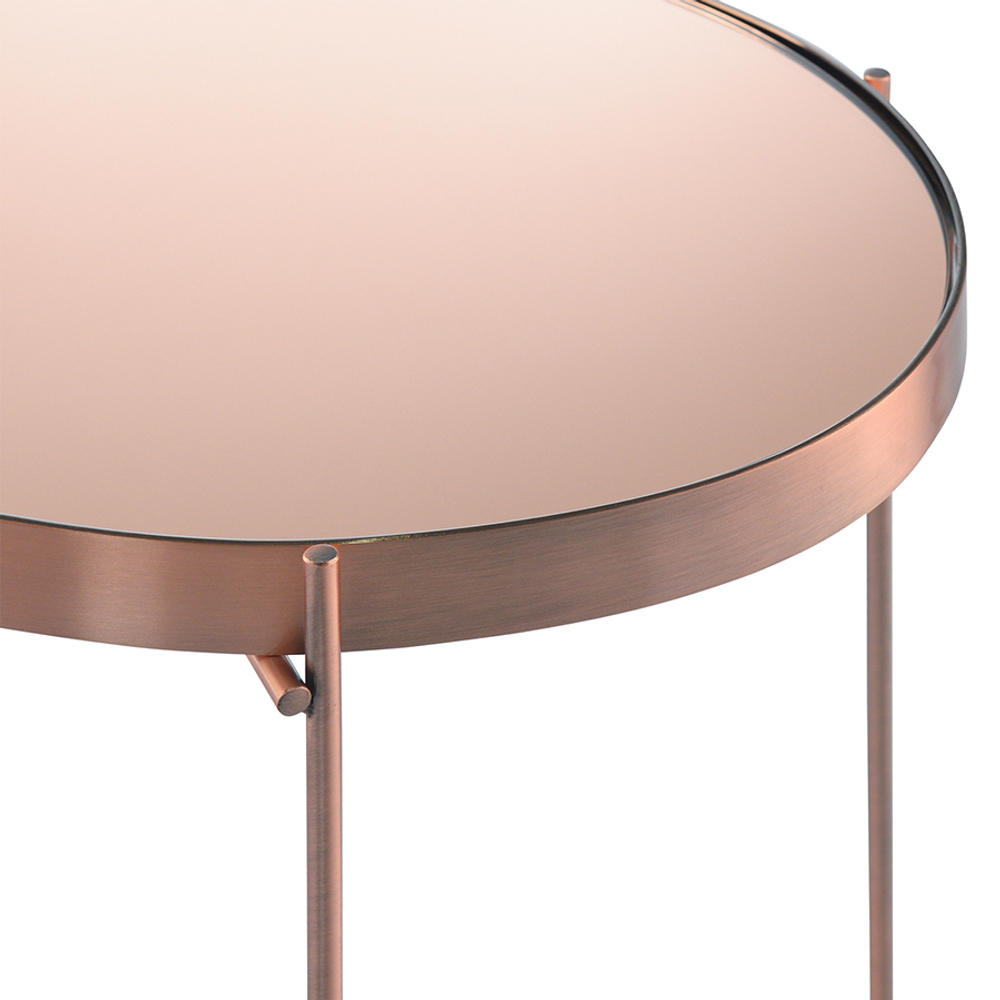 Стол Berg Josen 50х36см медный