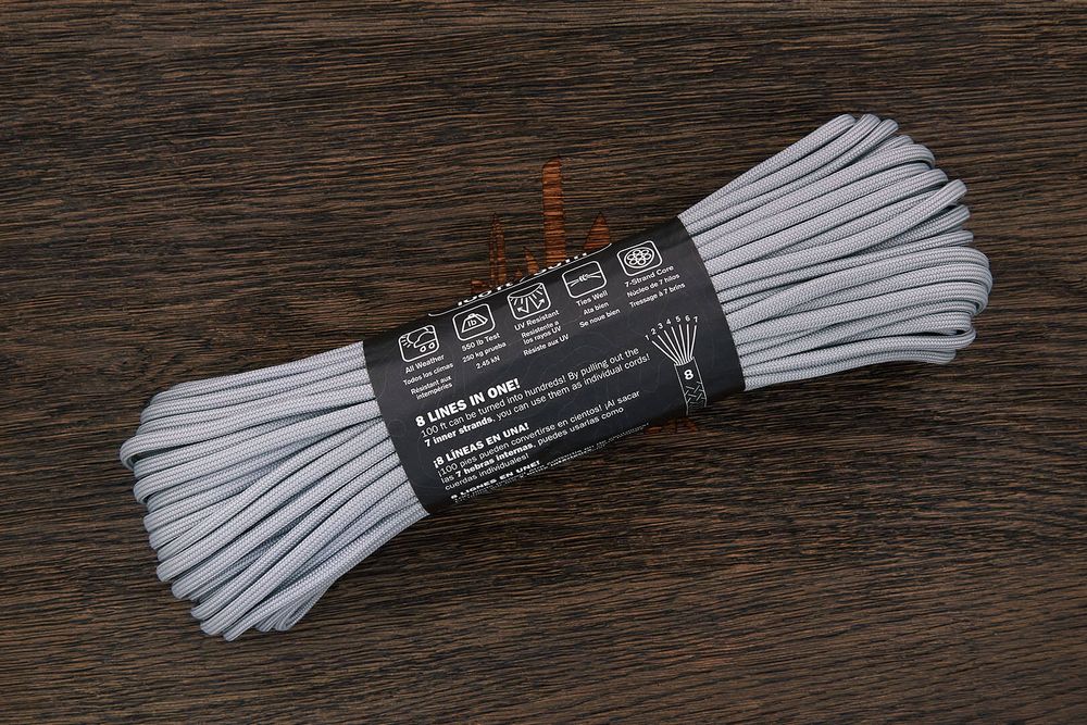 Паракорд 550 grey, 1 метр, Atwoodrope
