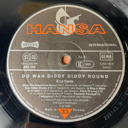 Винтажная виниловая пластинка LP A La Carte Do Wah Diddy Diddy Round (Германия 1980)