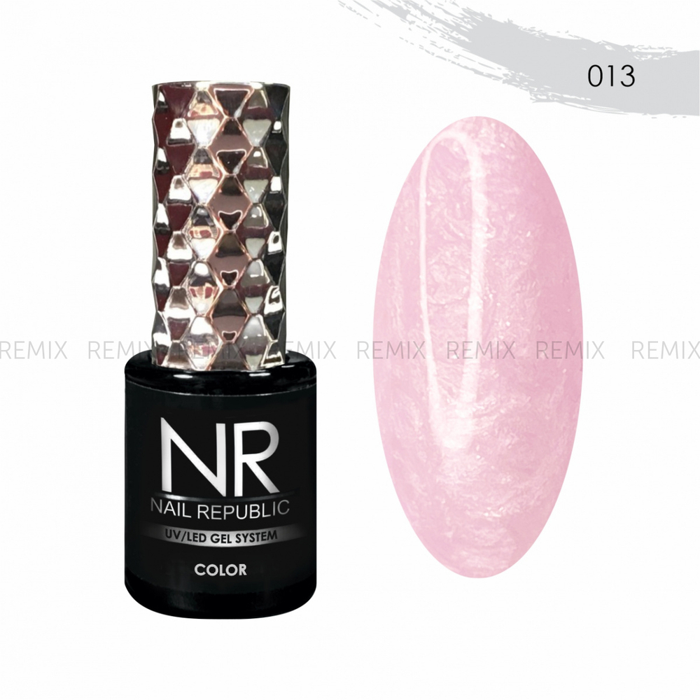 NR-013 Гель-лак, PEARL PRINT Жемчужная балерина (10 мл)