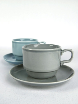 Чайная пара Башкирский фарфор, 200 мл, 2 шт, фарфор, цвет