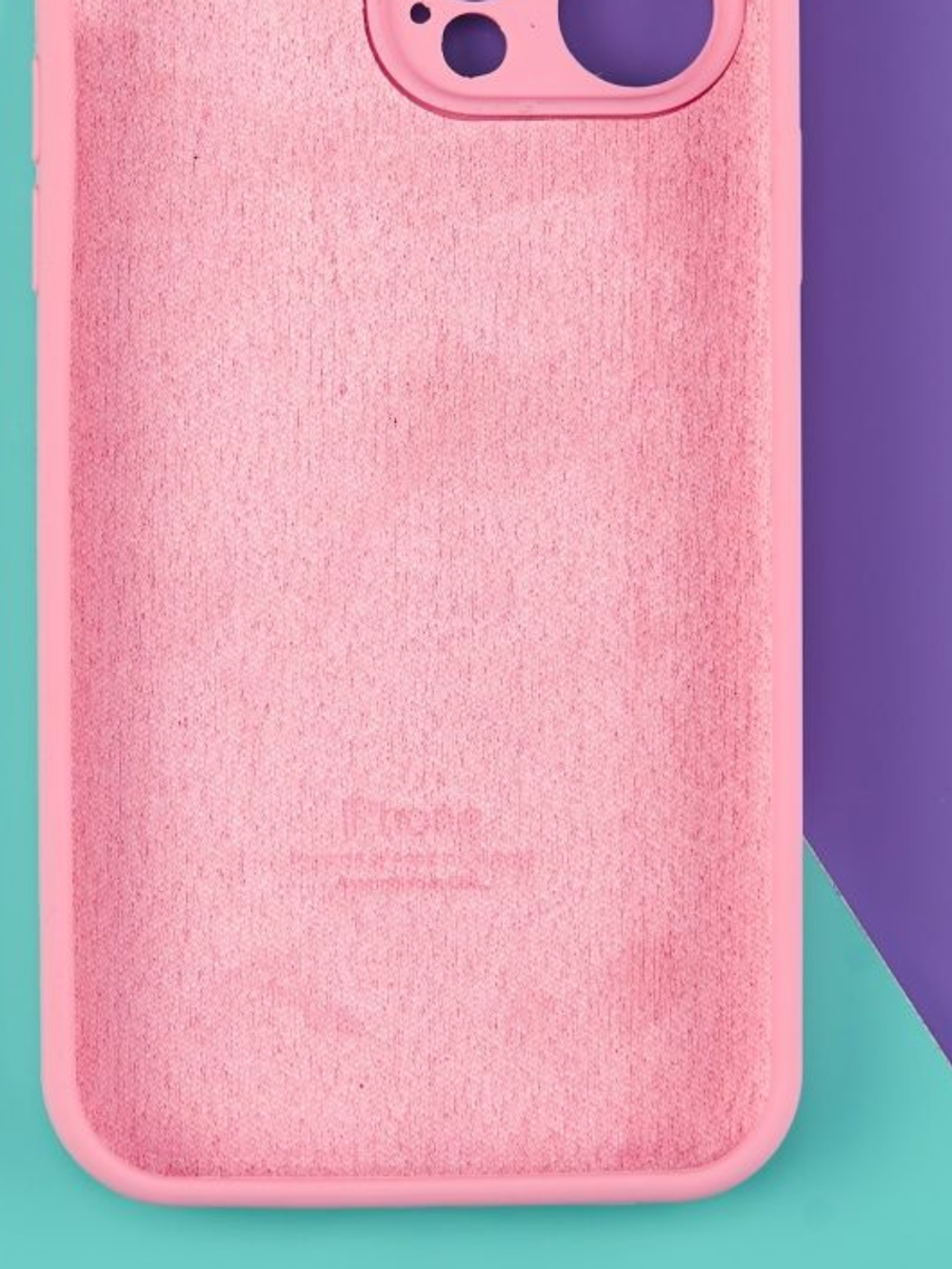 Накладка iPhone 14 Pro Max силикон розовый