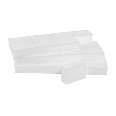 Пилка-баф (шлифовщик) "мягкий квадрат мини" белый 20шт