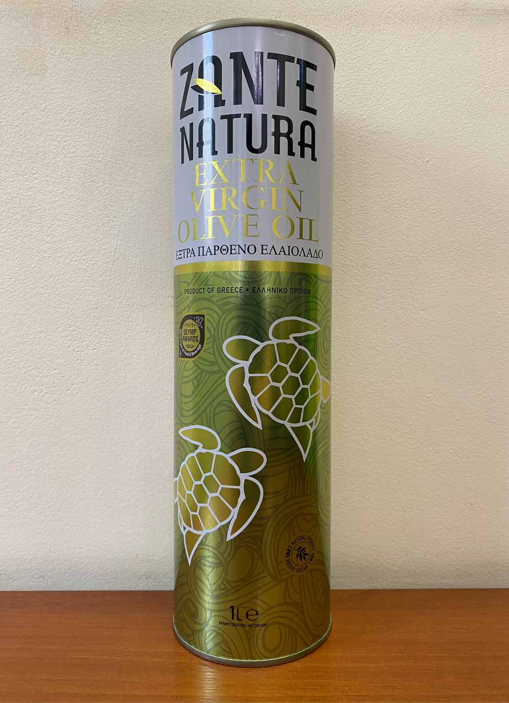 Оливковое масло Zante Natura  Extra Virgin, 1 л Греция