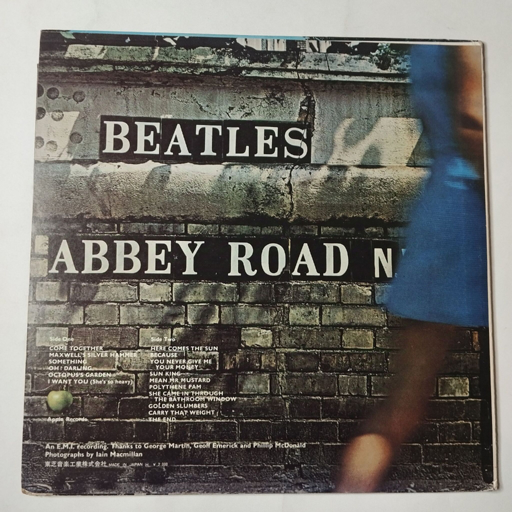 Винтажная виниловая пластинка LP The Beatles Abbey Road (Japan 1969) (No Obi) 1 Press Come Together