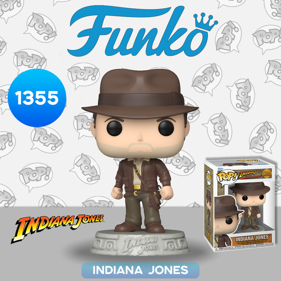 Фигурка Funko POP! Movies Bobble Indiana Jones ROTLA Indiana Jones w/Jacket (1355) 59259 / Фигурка Фанко ПОП! по мотивам фильма "Индиана Джонс: В поисках утраченного ковчега", Индиана Джонс (в куртке)