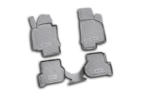 Коврики в салон для SKODA Octavia II (Typ 1Z) 2004-2013, 4 шт. (полиуретан) NLC.45.03.210K