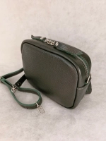 Сумка из натуральной кожи через плечо