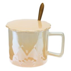 GAEM Кружка с крышкой, 420 мл, L13 W10 H9 см, 4в.