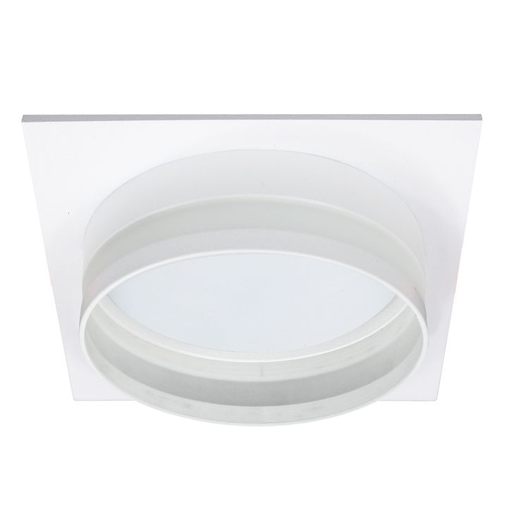 Светильник встраиваемый Feron DL703 LUNA потолочный GX70 белый квадрат 51099