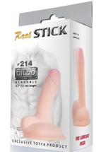 Гибкий фаллоимитатор на платформе из материала лав клон, 11 см