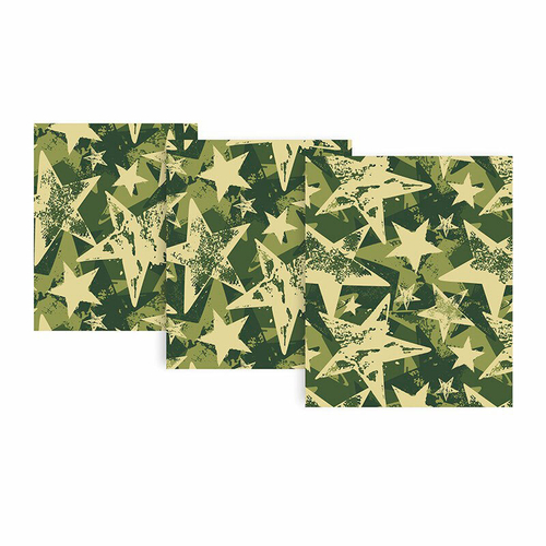 Коробка "Камуфляж Звезды"  12*6,5*4 см