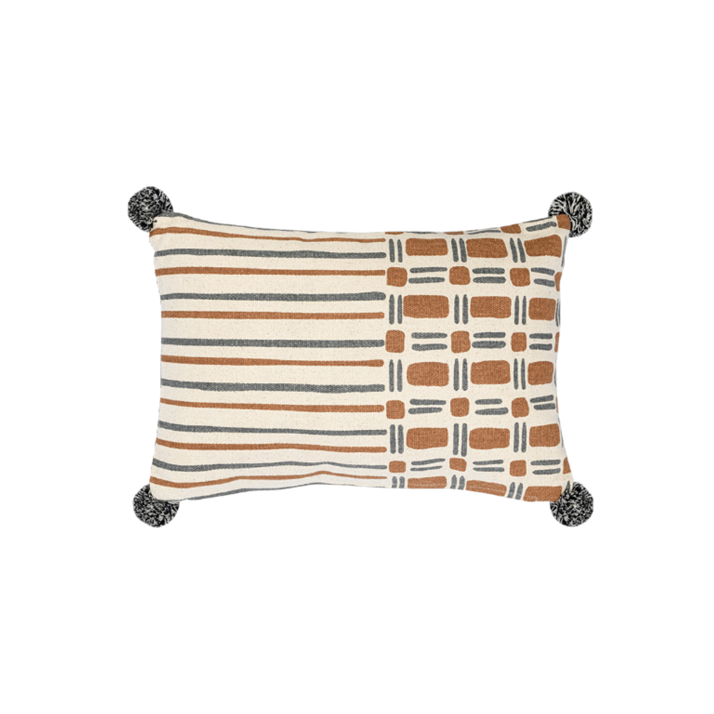 Подушка с геометрическим рисунком Abstract play из коллекции Ethnic, 30х45 см