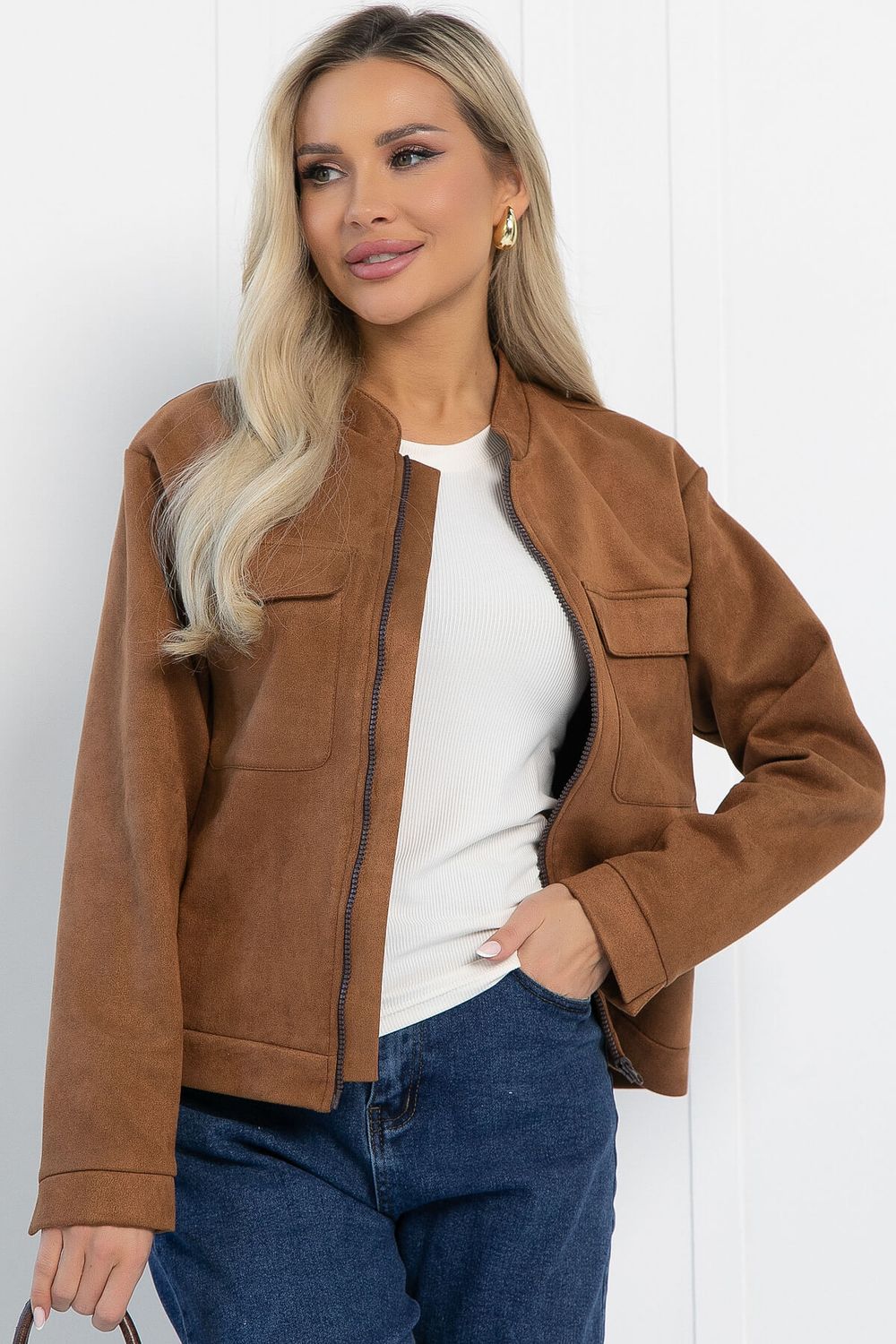 Бомбер Александра (коричнево-рыжий) Б12974-2М LT Collection