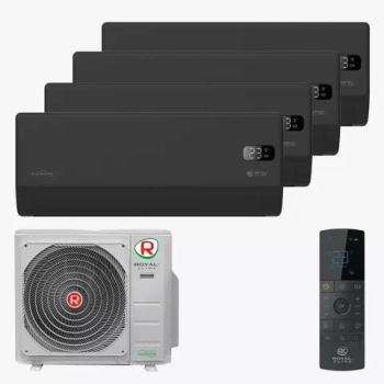 Мульти сплит-система Royal Clima на 4 комнаты (20+20+20+20 кв.м.) серия VENTURO NERO