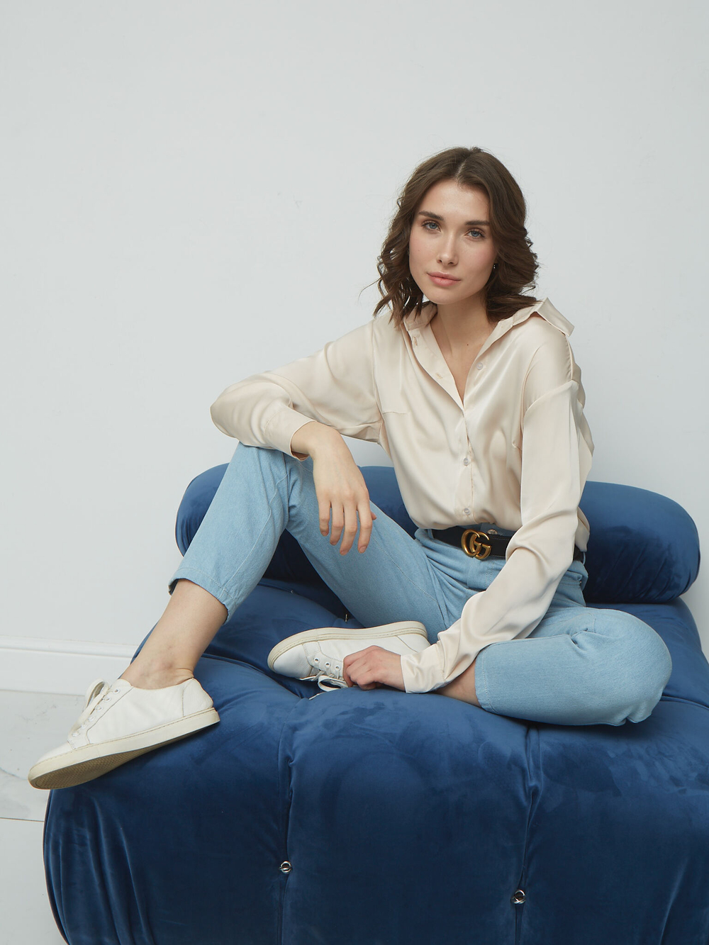 Джинсы женские Anyday Icon Jeans  01, цвет голубой