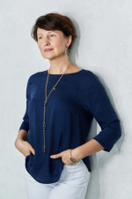 Колье-трансформер miss Di золото с темным бензиновым жемчугом Майорка