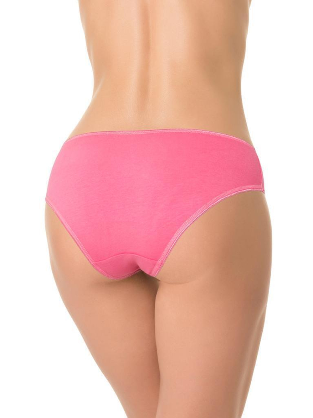 Классические трусики-слипы из хлопка (Размер: S) (Цвет: серый)