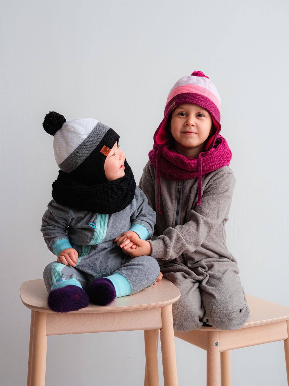 Шапка зимняя вязаная (Монохром) КОДИ