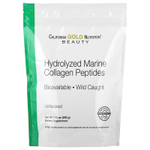 California Gold Nutrition, гидролизованные пептиды морского коллагена, без добавок, 200 г