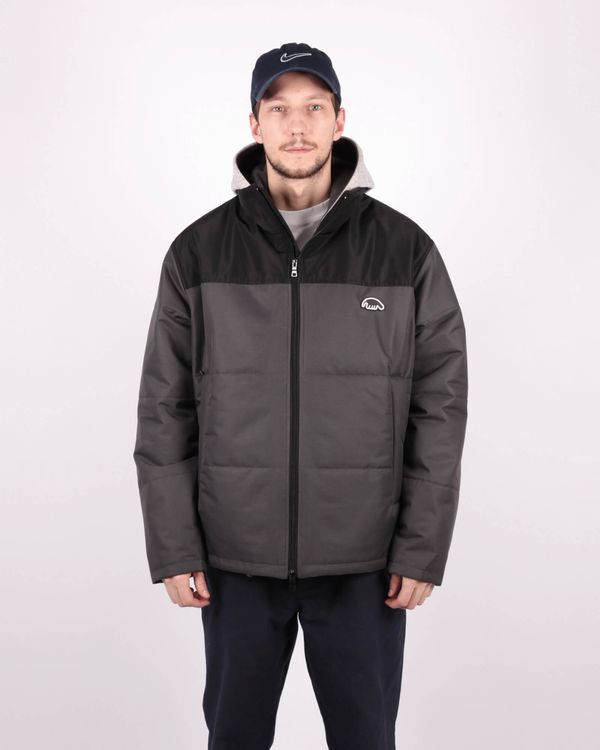 Пуховик Downlight Combo Серая - фото 4