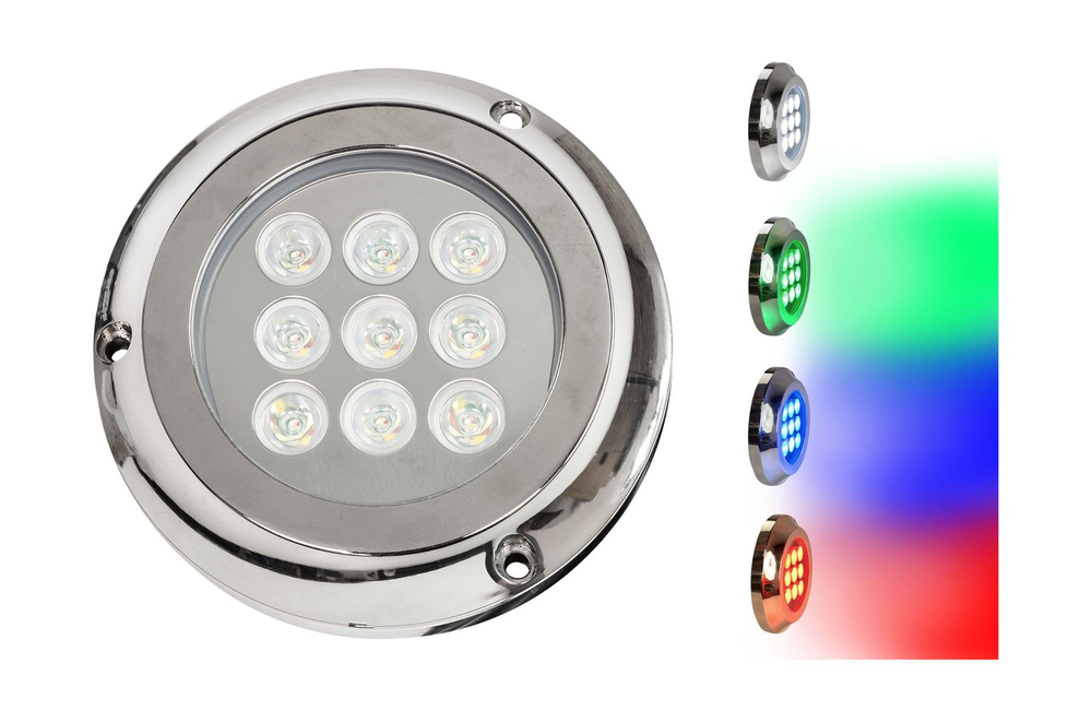 Подводный огонь IH9CP, RGBW, 24w, Marine Rocket