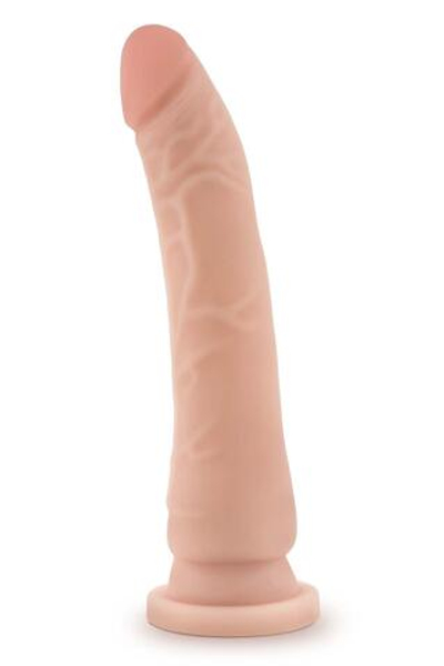 Телесный фаллоимитатор на присоске 9-Inch Posable Dildo - 22,8 см. (Цвет: телесный)