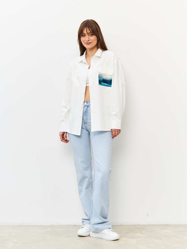 Рубашка Айвазовский хлопковая белая - фото 13