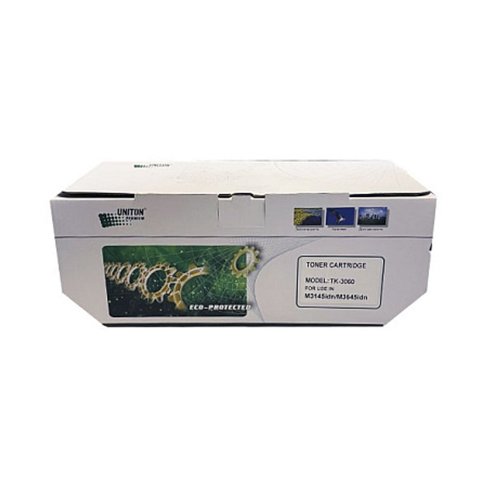 Тонер-картридж (TK-3060) для KYOCERA ECOSYS M3145idn/M3645idn (14,5K,TG-48 MURATA) UNITON Premium GREEN LINE (Eco Protected)