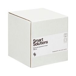 Банка керамическая для хранения сахара, 400 мл, белая