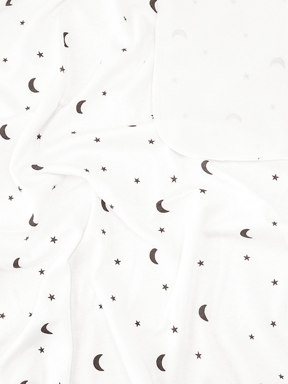 Сет из 2х пелёнок Mjolk Ёжики на экрю/Ночное небо