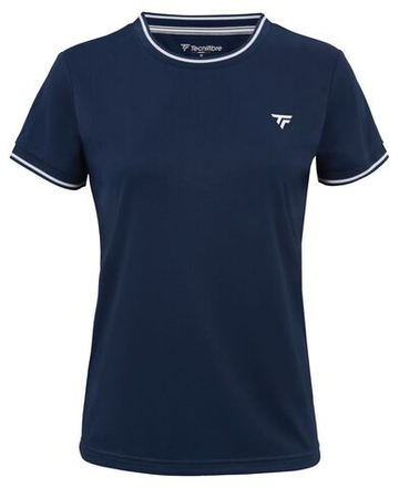 Женская теннисная футболка Tecnifibre Team Tech Tee - marine