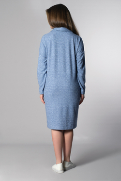 Платье женское 4470АП, Серо-голубой #133СГ054470АП